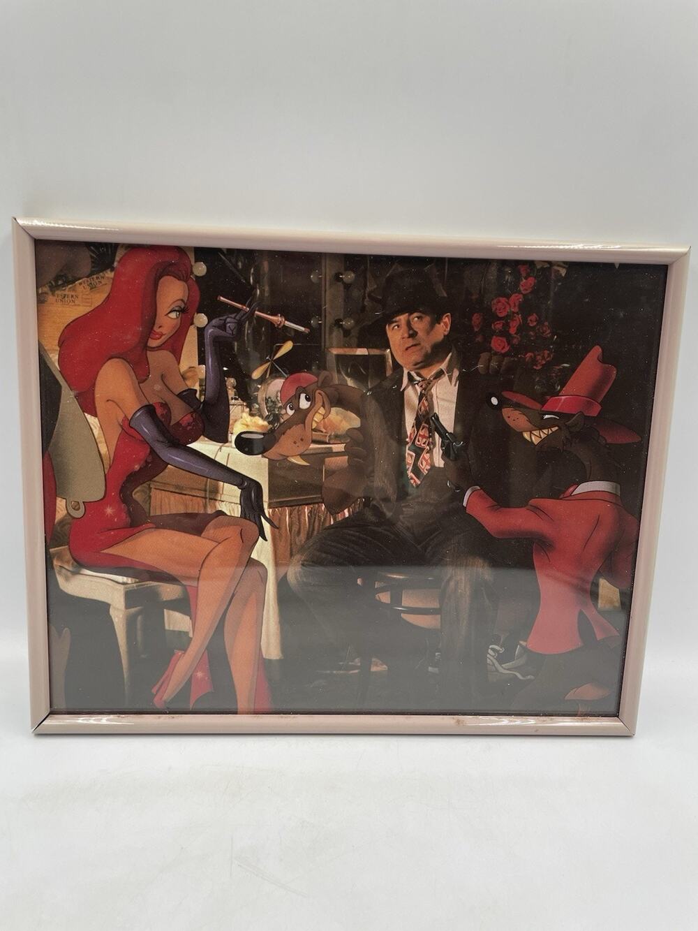 Disney Who Framed Roger Rabbit Custom Art in Black Frame 8x10